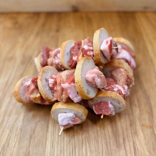 Spiedini con Pane | Macelleria Carni Magiche | Firenze - Mercato di Sant'Ambrogio